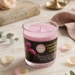 Lotus Scented Shot Glass Candle