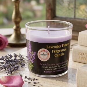 Lavender Scented Shot Glass Candle