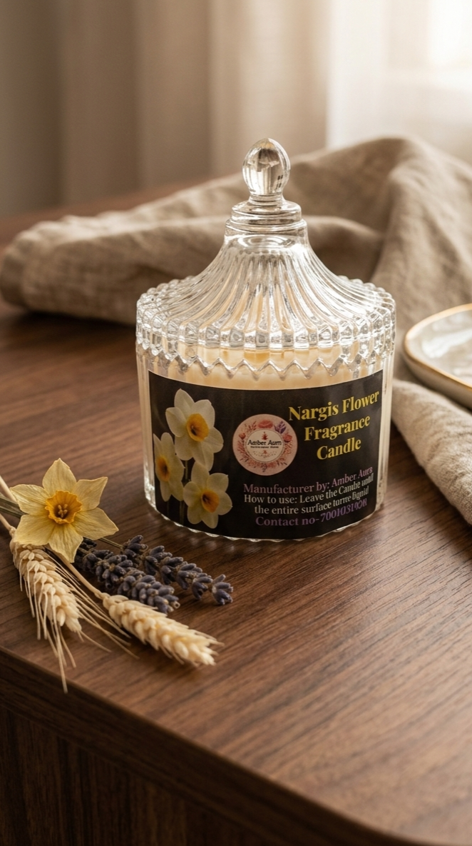 NAEGIS SCENTED CRYSTAL JAR CANDLE