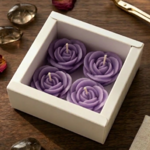 Lavender Fragrance Floating Candle (set of 4)